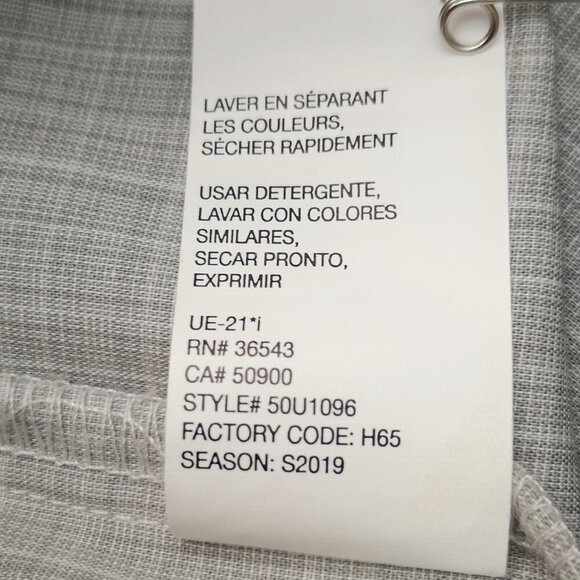 NWT Van Heusen Men's Size 3XL Naturel Stretch Non-Iron Grey Plaid Shirt - Picture 7 of 11